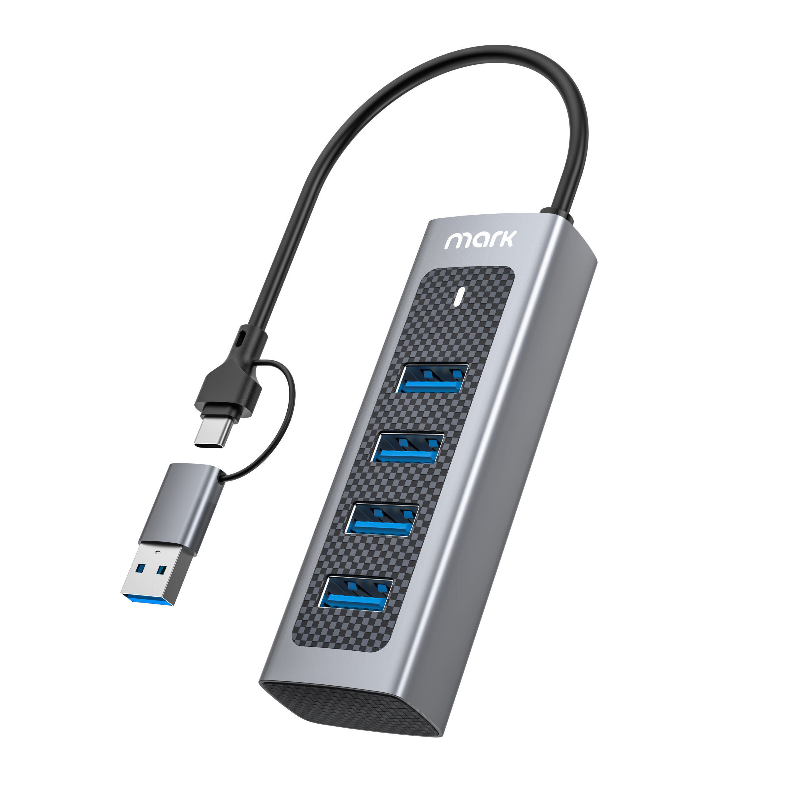 WH3233D 4-Port USB Hub Connected to Multiple Devices