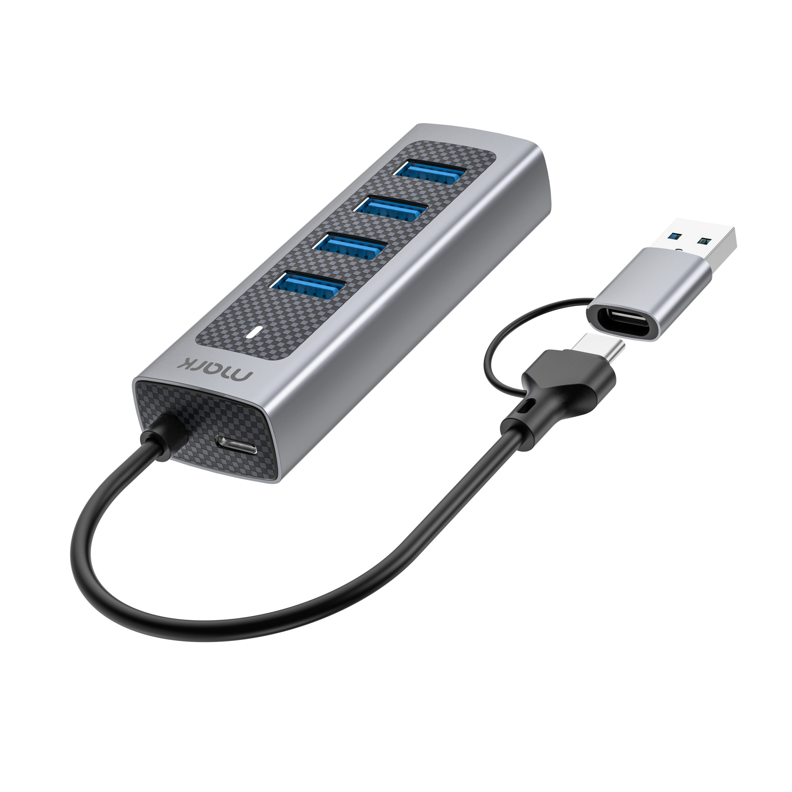 WH3233D 4-Port USB Hub Connected to Multiple Devices