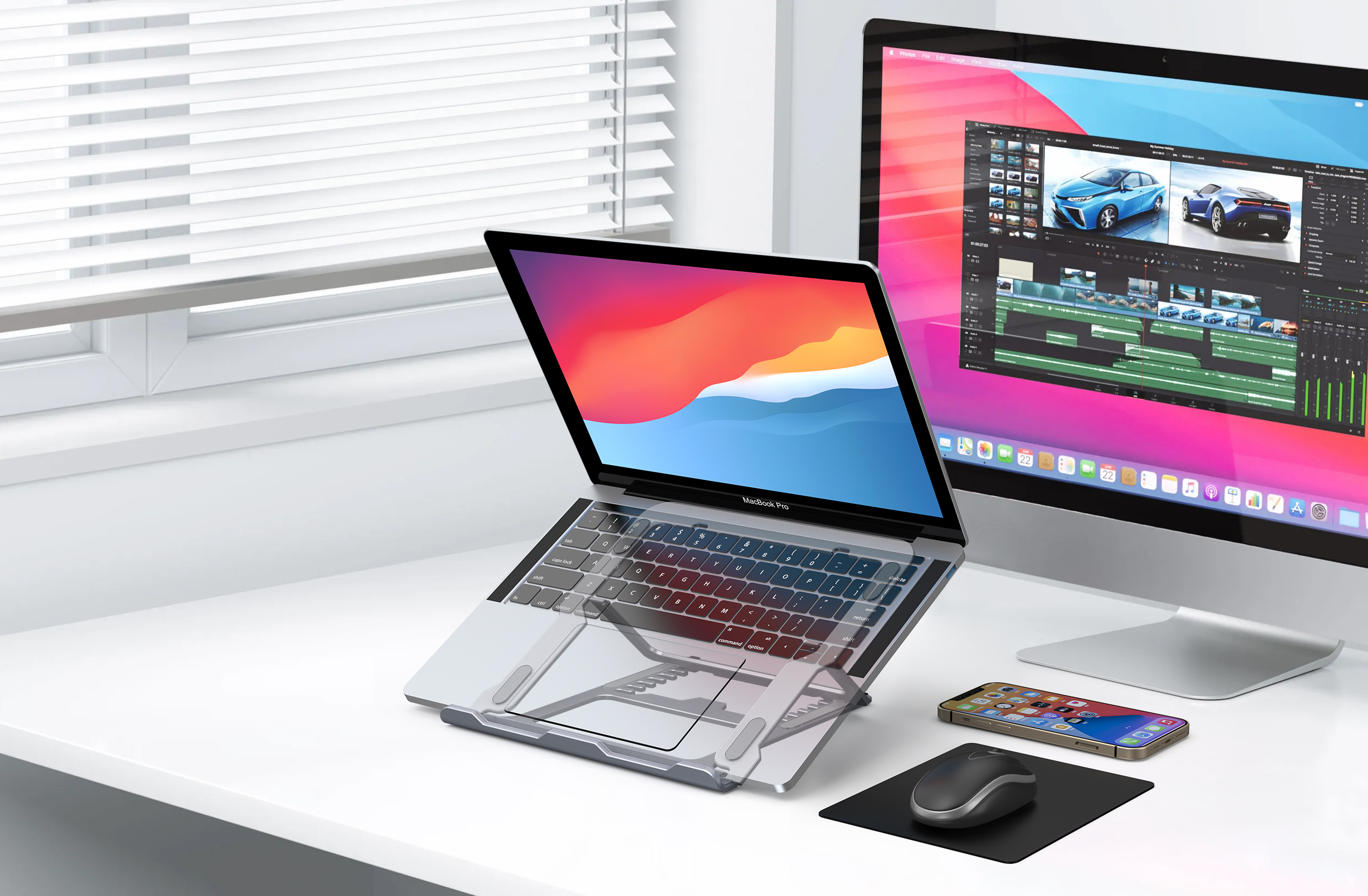 WH5007 Adjustable Notebook and Tablet Stand for Everyday Use