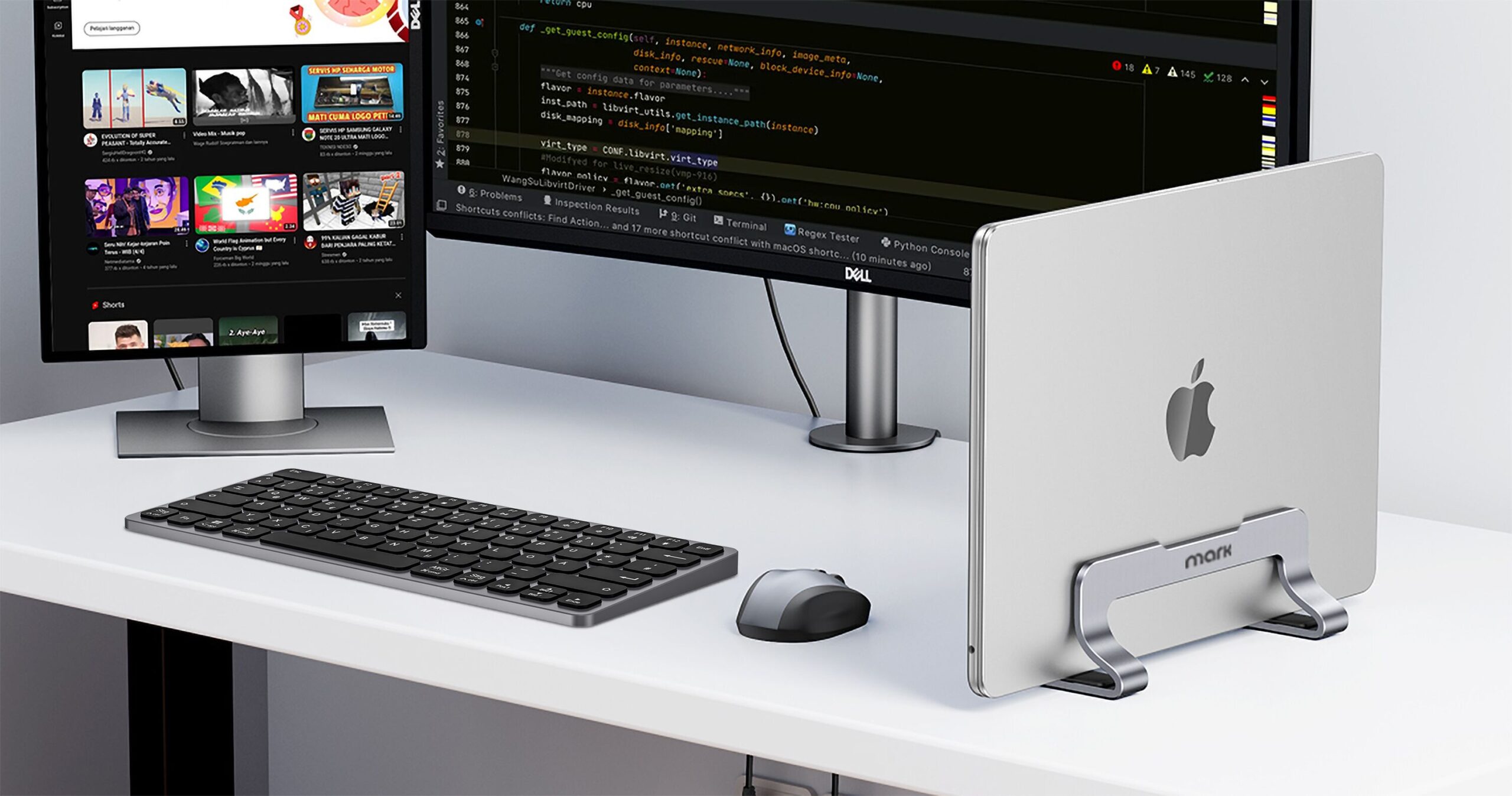 WH5008 Adjustable Vertical Notebook Stand Holder Detail